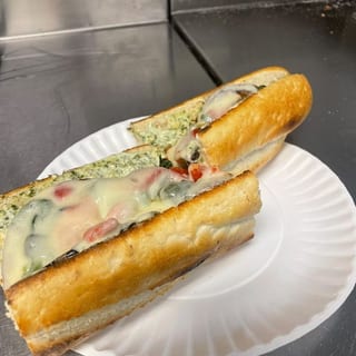 Enzo's Eggplant Bonanza Sandwich
