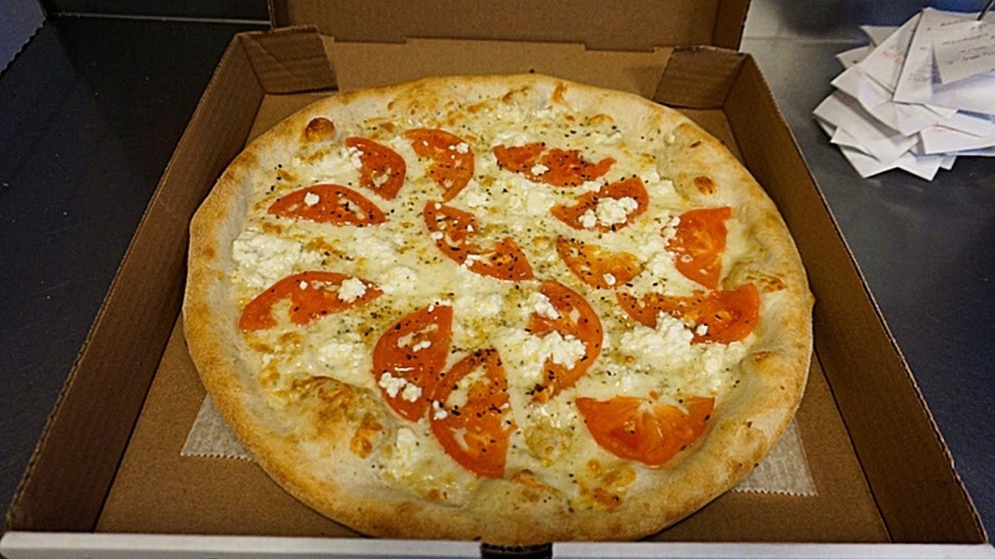Greek White Pizza (Large 16'').