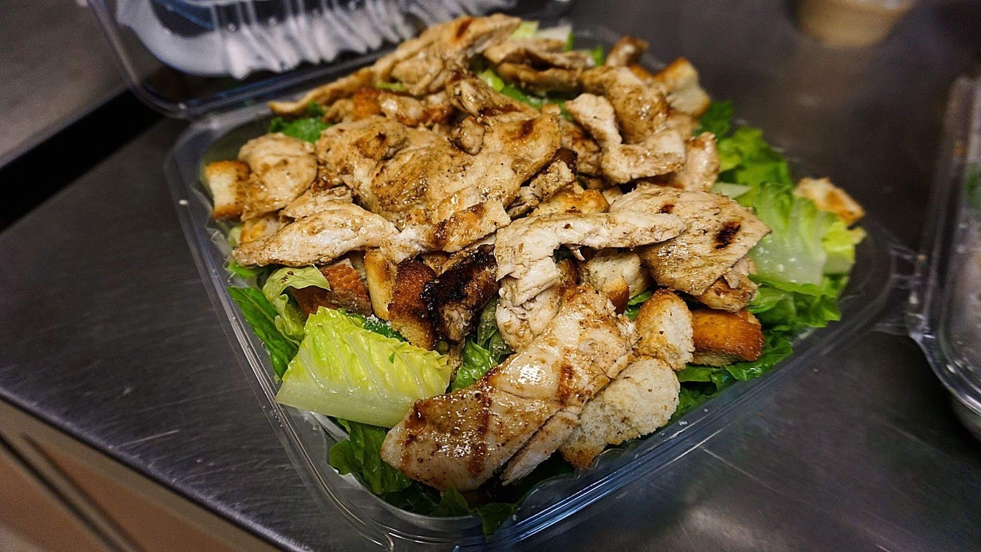 Grilled Chicken Caesar Salad.
