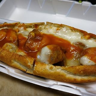Meatball Parmigiana Sandwich