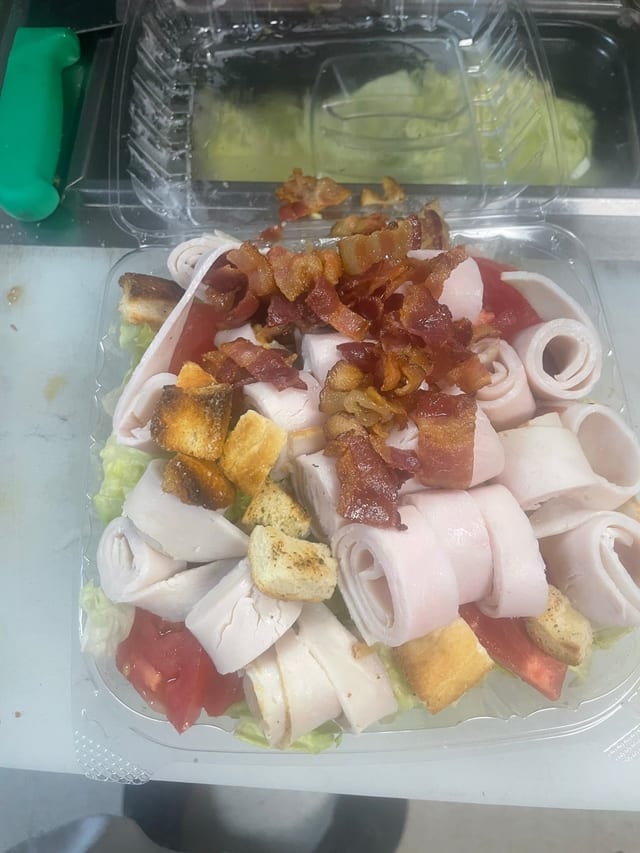 Turkey Club Salad.