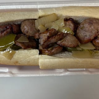 Sausage, Peppers & Onion Sandwich