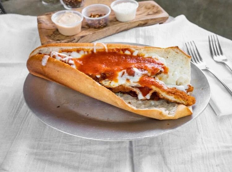 Chicken Parm Sandwich.
