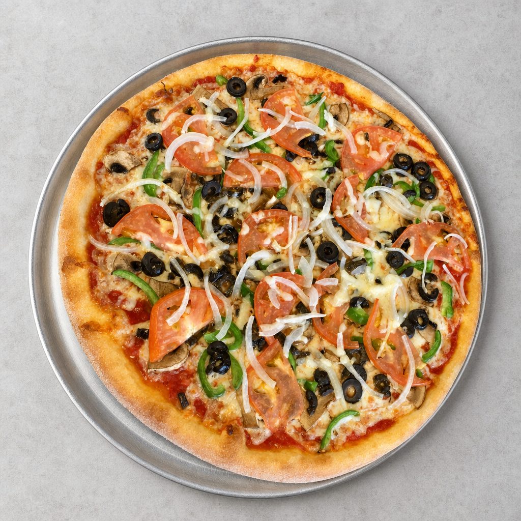 Red Vegetarian Pizza (Large 16'').