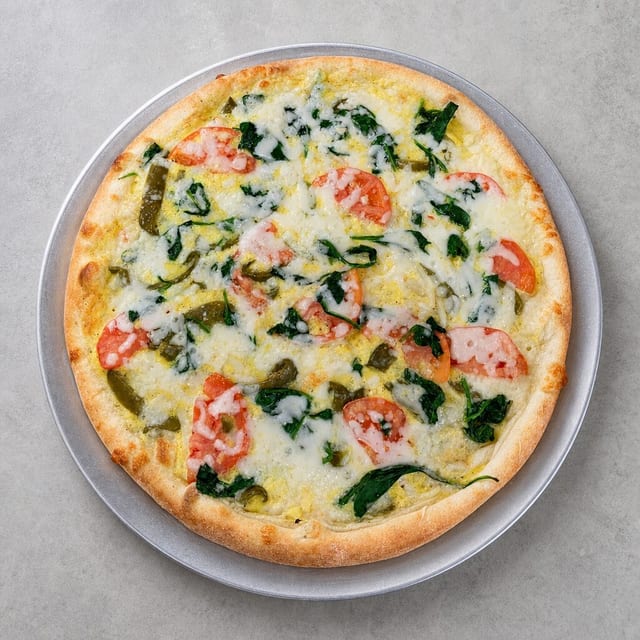 White Veggie Pizza (Medium 14'').