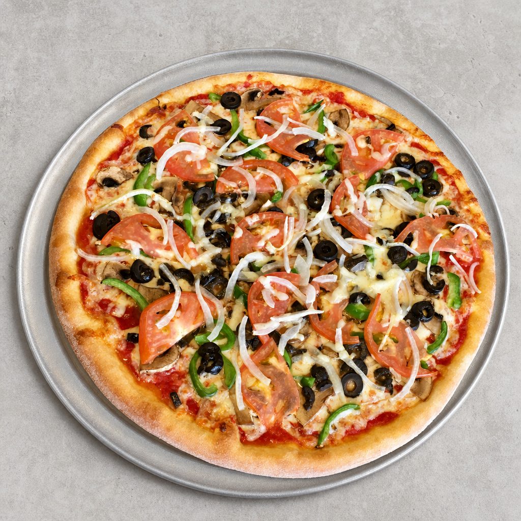 Red Vegetarian Pizza (Medium 14'').