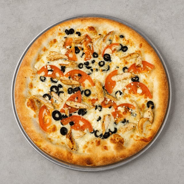 Mediterranean White Pizza (Medium 14'').
