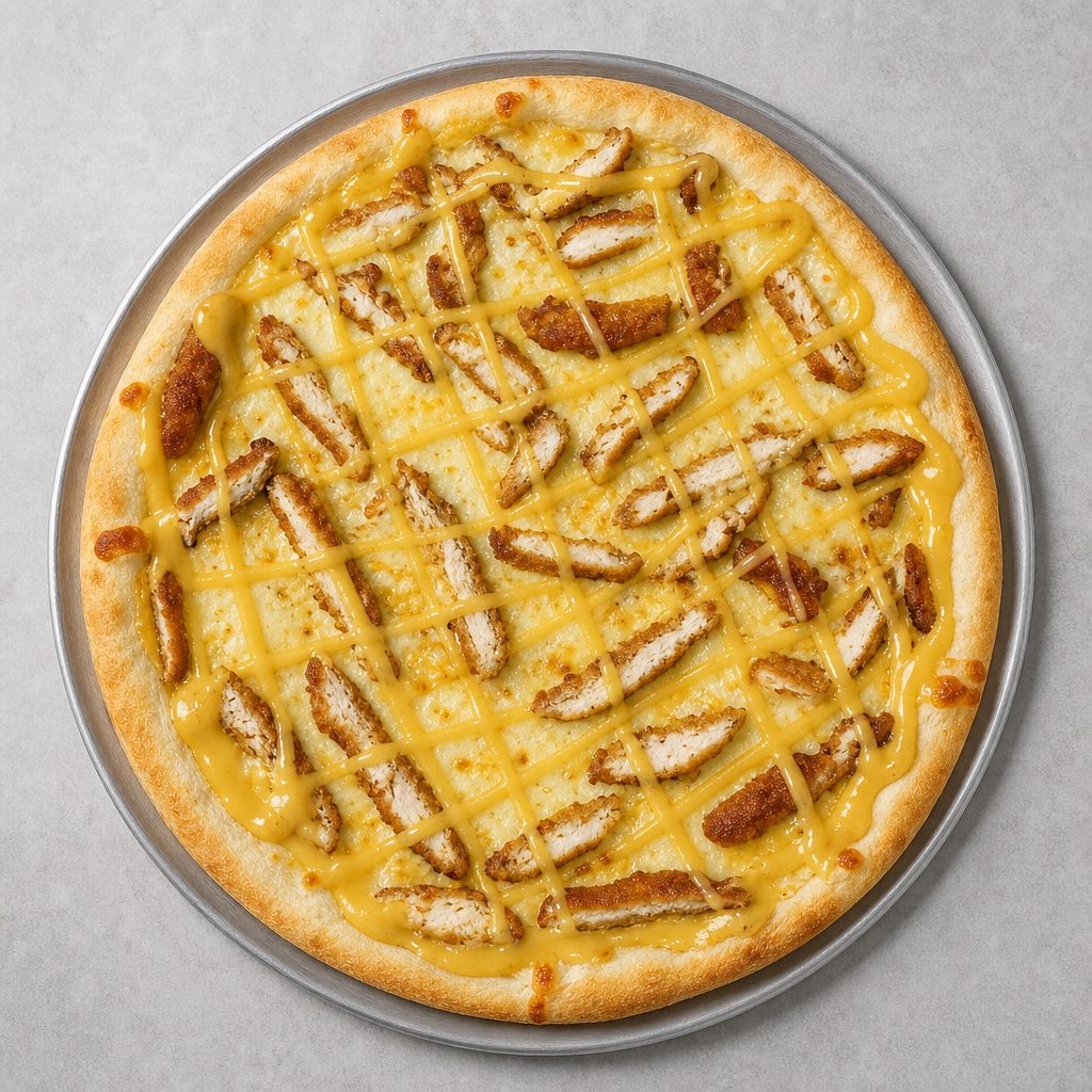 Chicken Tender White Pizza (Medium 14'').