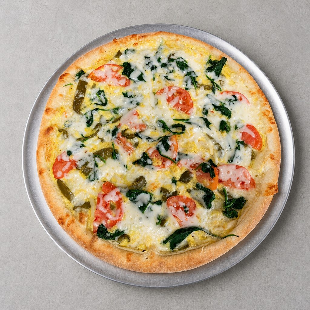 White Veggie Pizza (Large 16'').