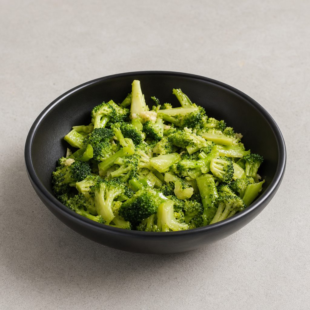 Sauteed Broccoli with Garlic & Oil.