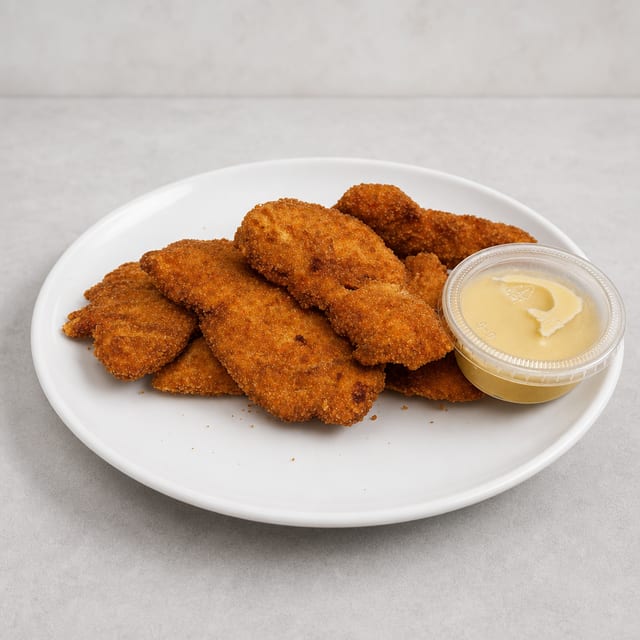 Kid's Chicken Tenders with Fries.