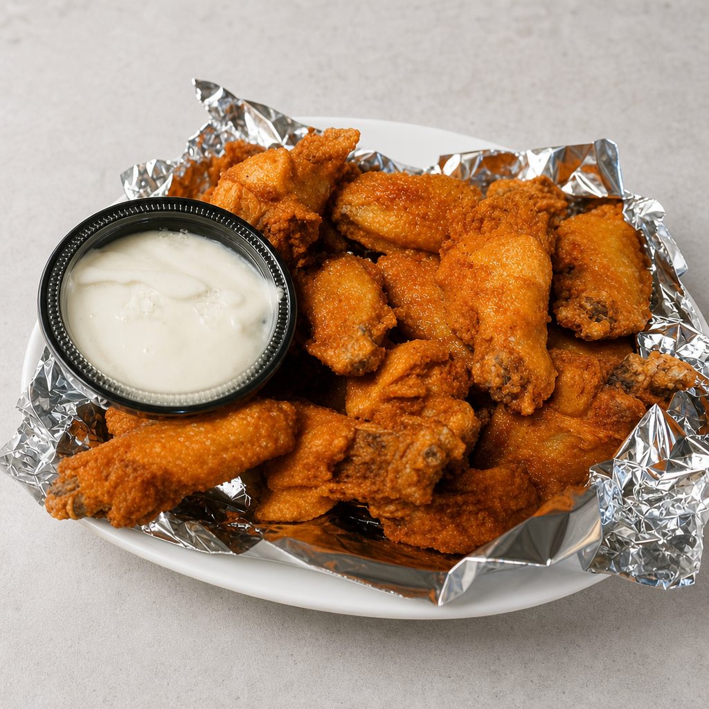 Buffalo Chicken Wings Platter.