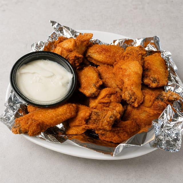 Buffalo Chicken Wings Platter.