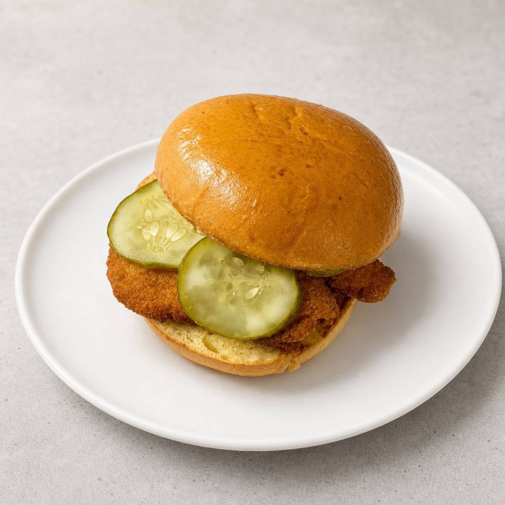 Enzo's Spicy Chicken Sandwich.