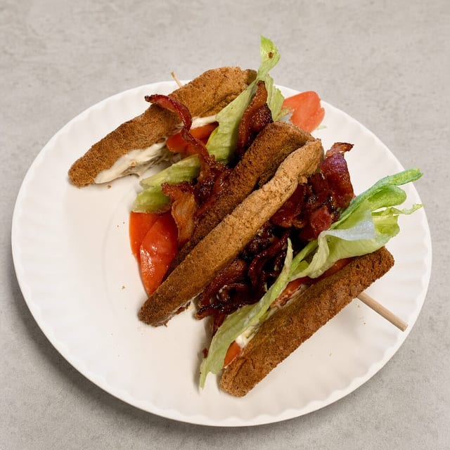 BLT Double Decker Sandwich.