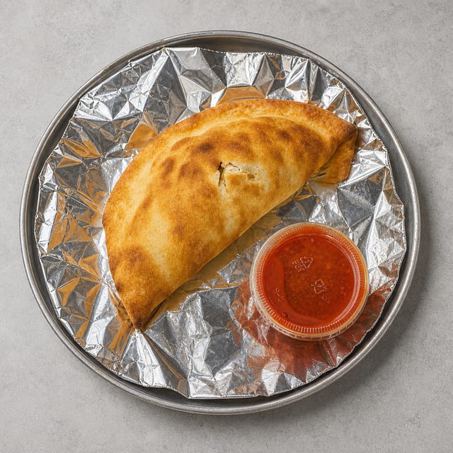 Ricotta & Mozzarella Calzone with One Topping (Large).