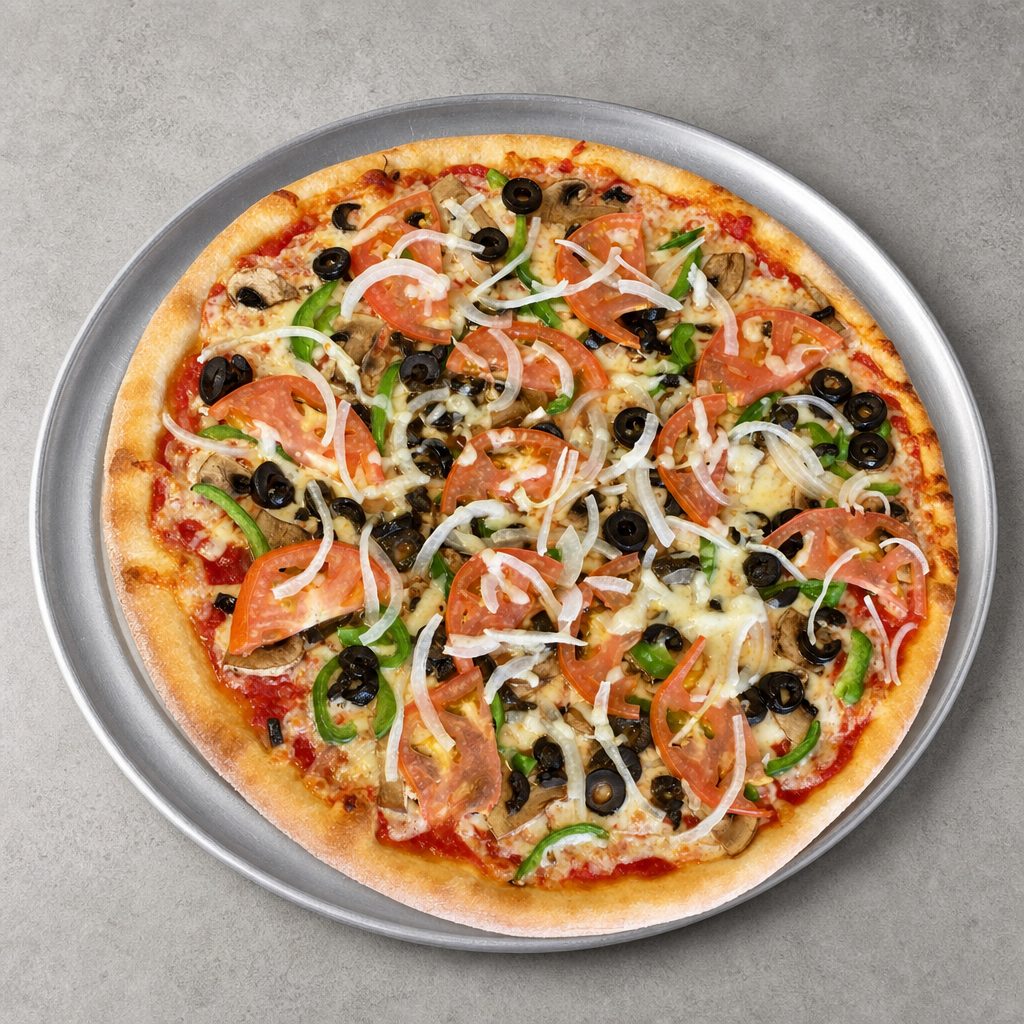 Red Vegetarian Pizza (Personal 12'').
