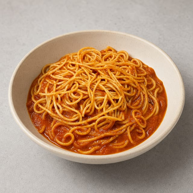 Pasta with Tomato Sauce.