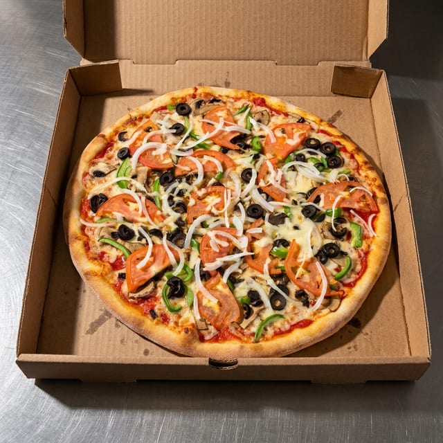Red Vegetarian Pizza (Large 16'').