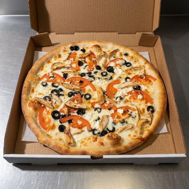 Mediterranean White Pizza (Medium 14'').