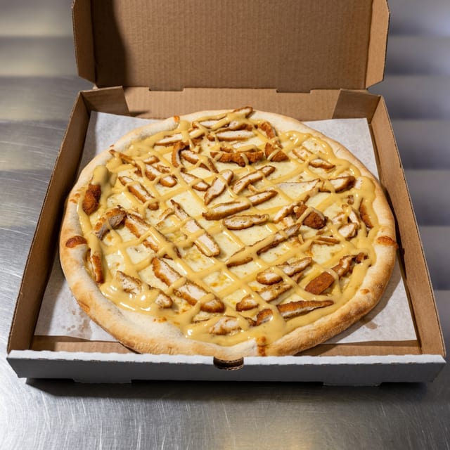 Chicken Tender White Pizza (Medium 14'').