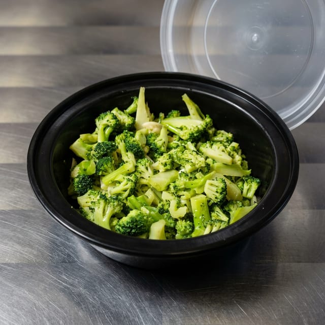 Sauteed Broccoli with Garlic & Oil.