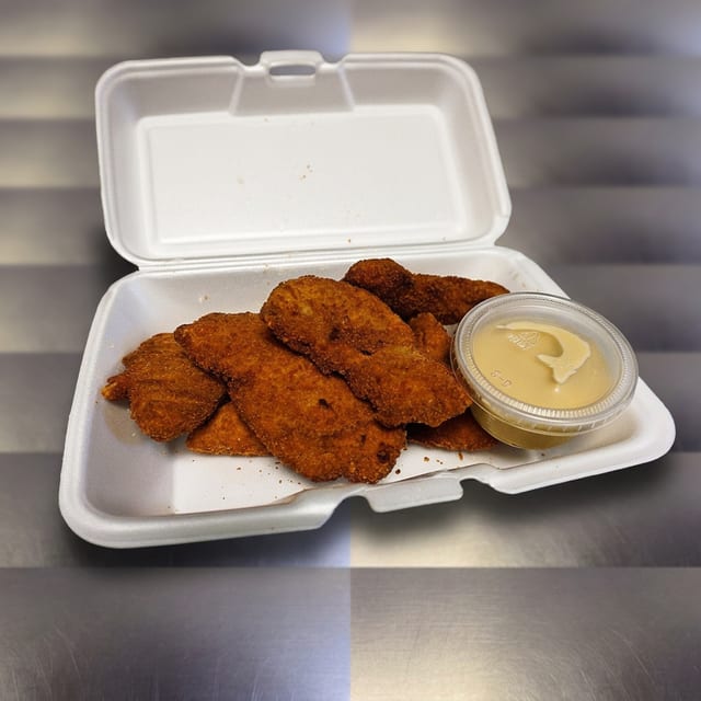 Kid's Chicken Tenders with Fries.