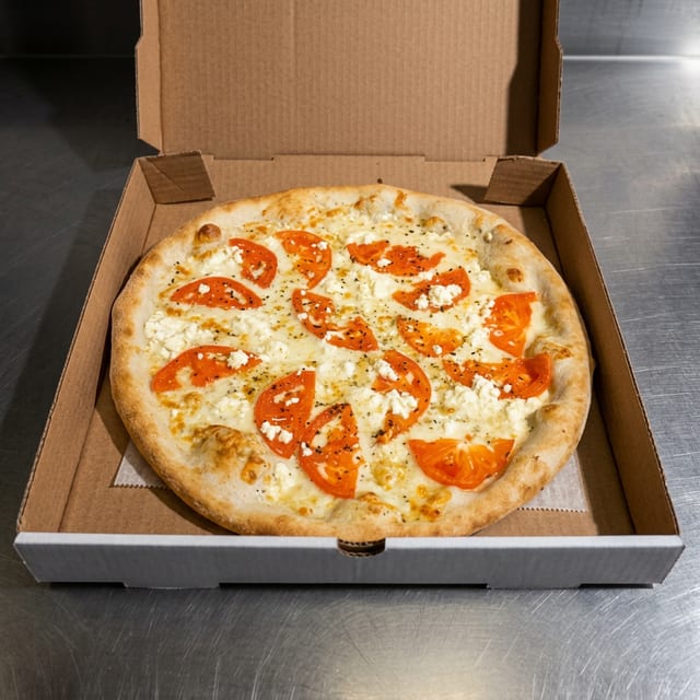 Greek White Pizza (Medium 14'').
