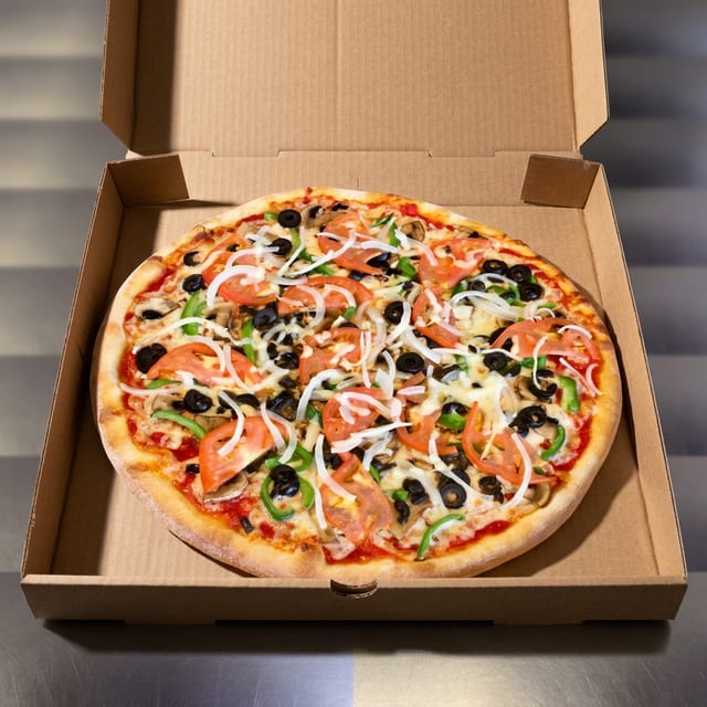 Red Vegetarian Pizza (Personal 12'').