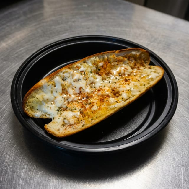 Garlic Bread with Mozzarella Cheese.