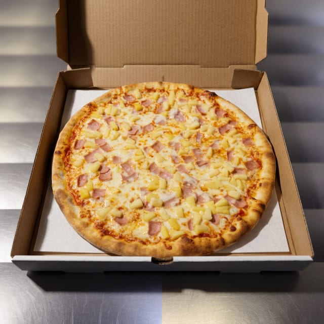 Hawaiian White Pizza (Medium 14'').